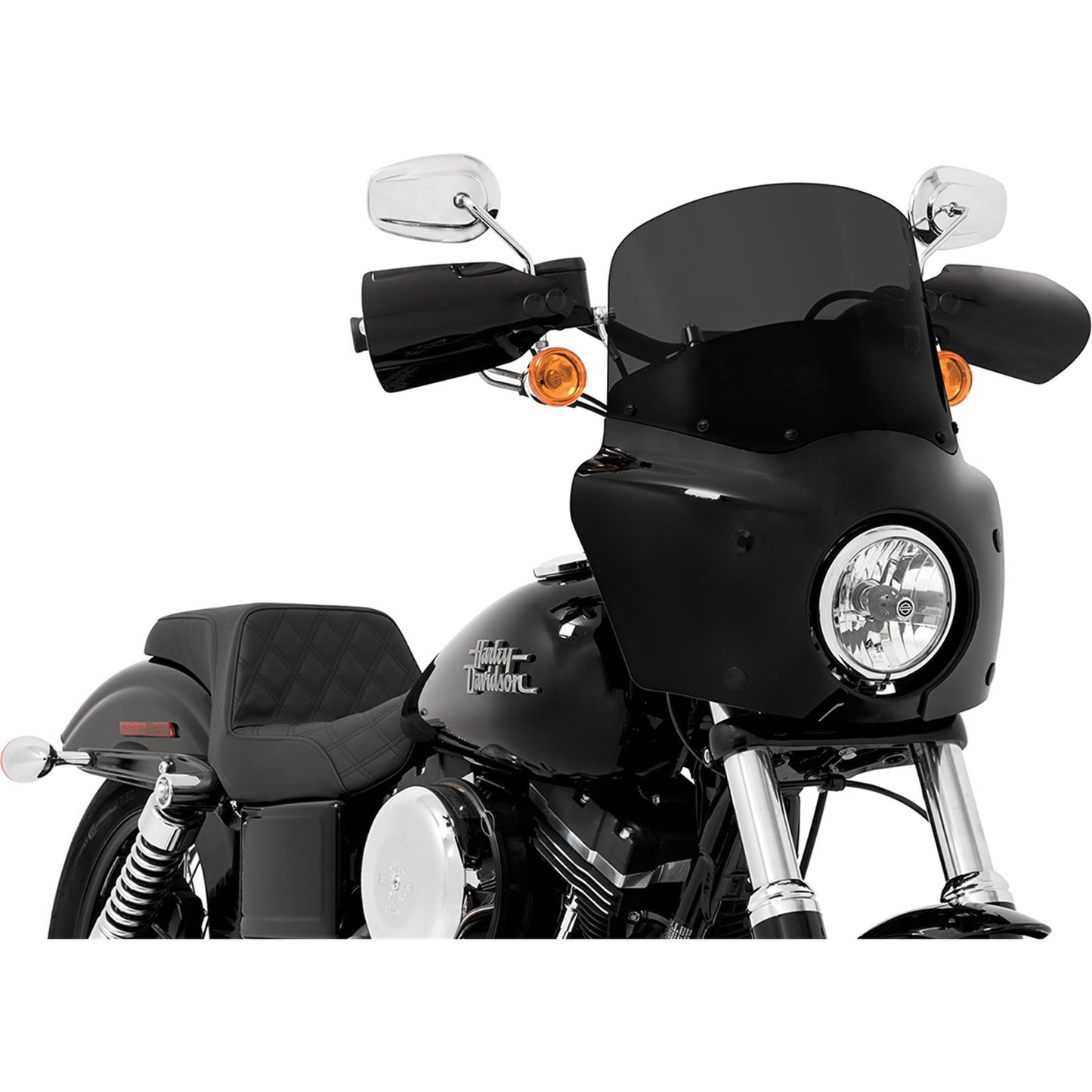 Memphis Shades Roadwarrior Cafe Shield - Dark Black Smoke - 11" MEP86710_427046