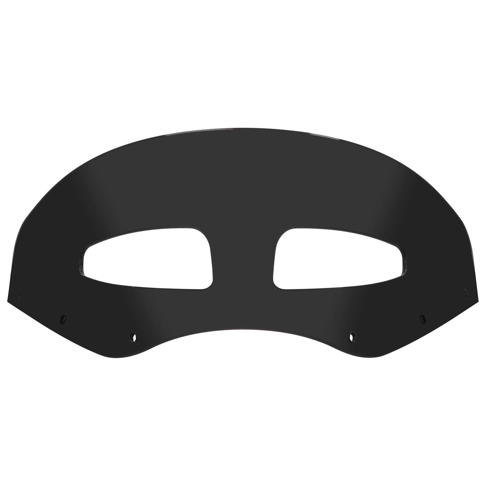 Memphis Shades Roadwarrior Cafe Shield - Vented - Dark Black Smoke - 7" MEP87210_74613