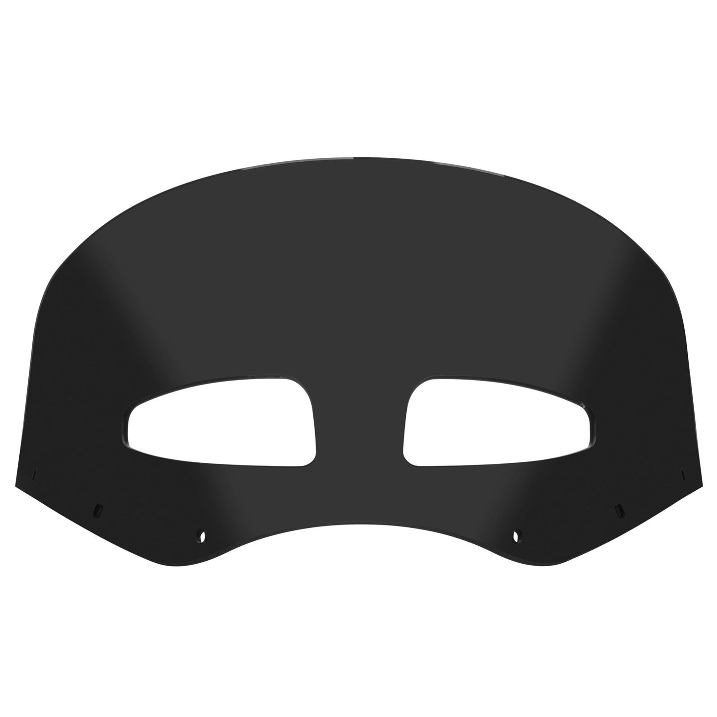 Memphis Shades Roadwarrior Cafe Shield - Vented - Dark Black Smoke - 9" MEP87310_74614