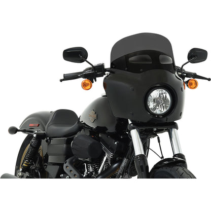 Memphis Shades Roadwarrior Cafe Shield - Vented - Dark Black Smoke - 9" MEP87310_427055