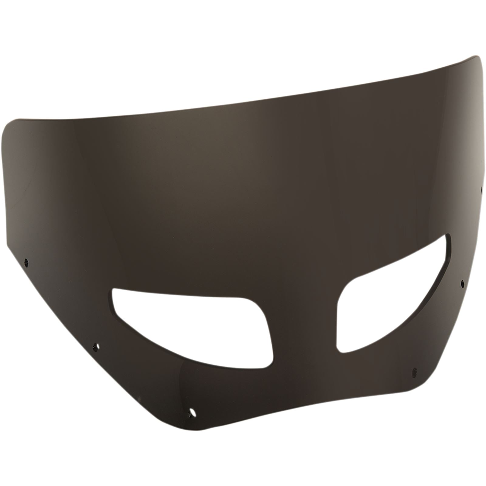 Memphis Shades Roadwarrior Cafe Shield - Vented - Dark Black Smoke - 9" MEP87310_427056