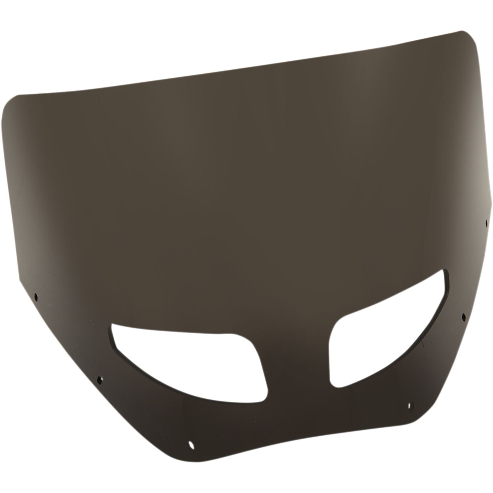 Memphis Shades Roadwarrior Cafe Shield - Vented - Dark Black Smoke -11" MEP87410_427062