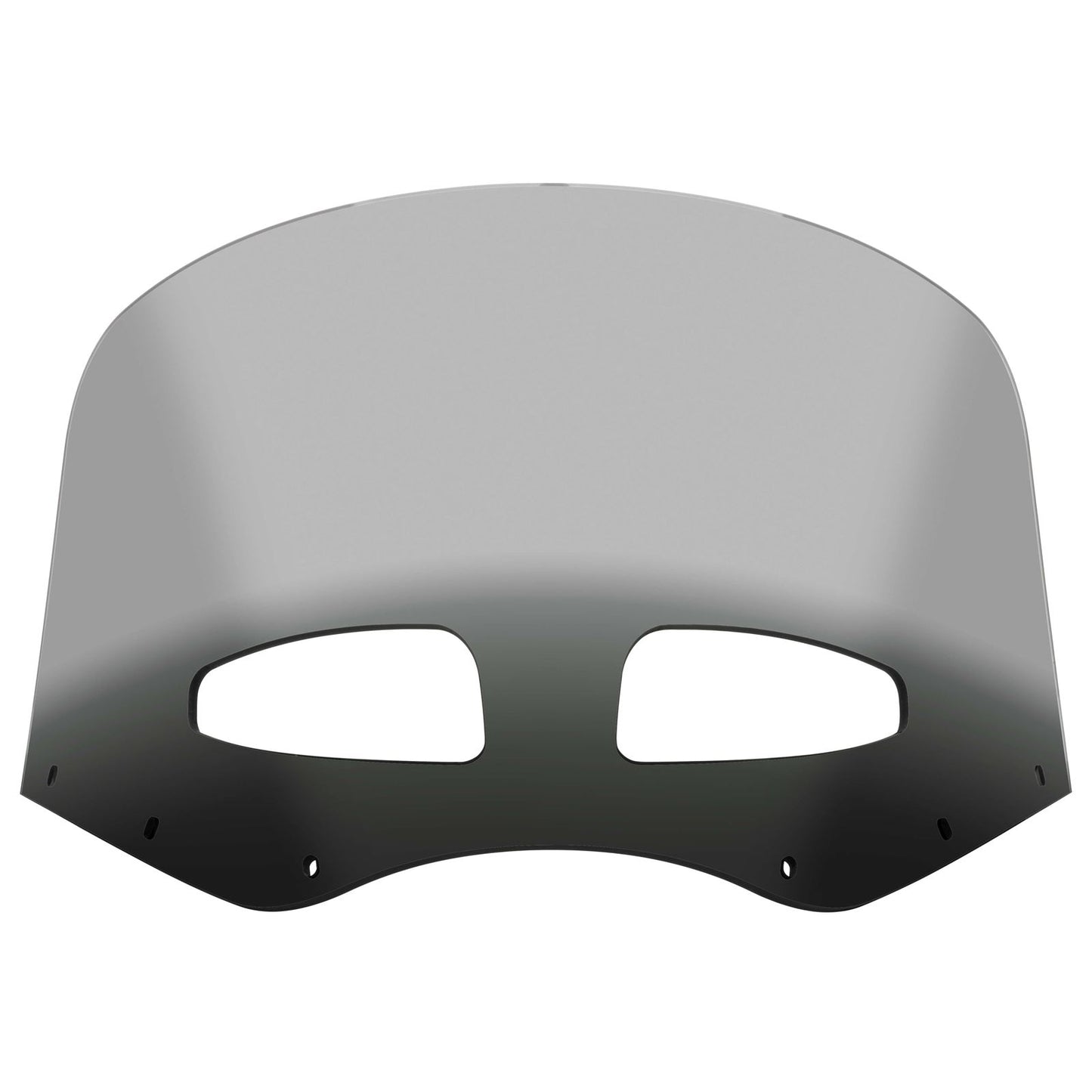 Memphis Shades Roadwarrior Cafe Shield - Vented - Black Smoke -11" MEP87412_74617
