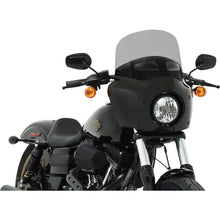 Memphis Shades Roadwarrior Cafe Shield - Vented - Black Smoke -11" MEP87412_427058