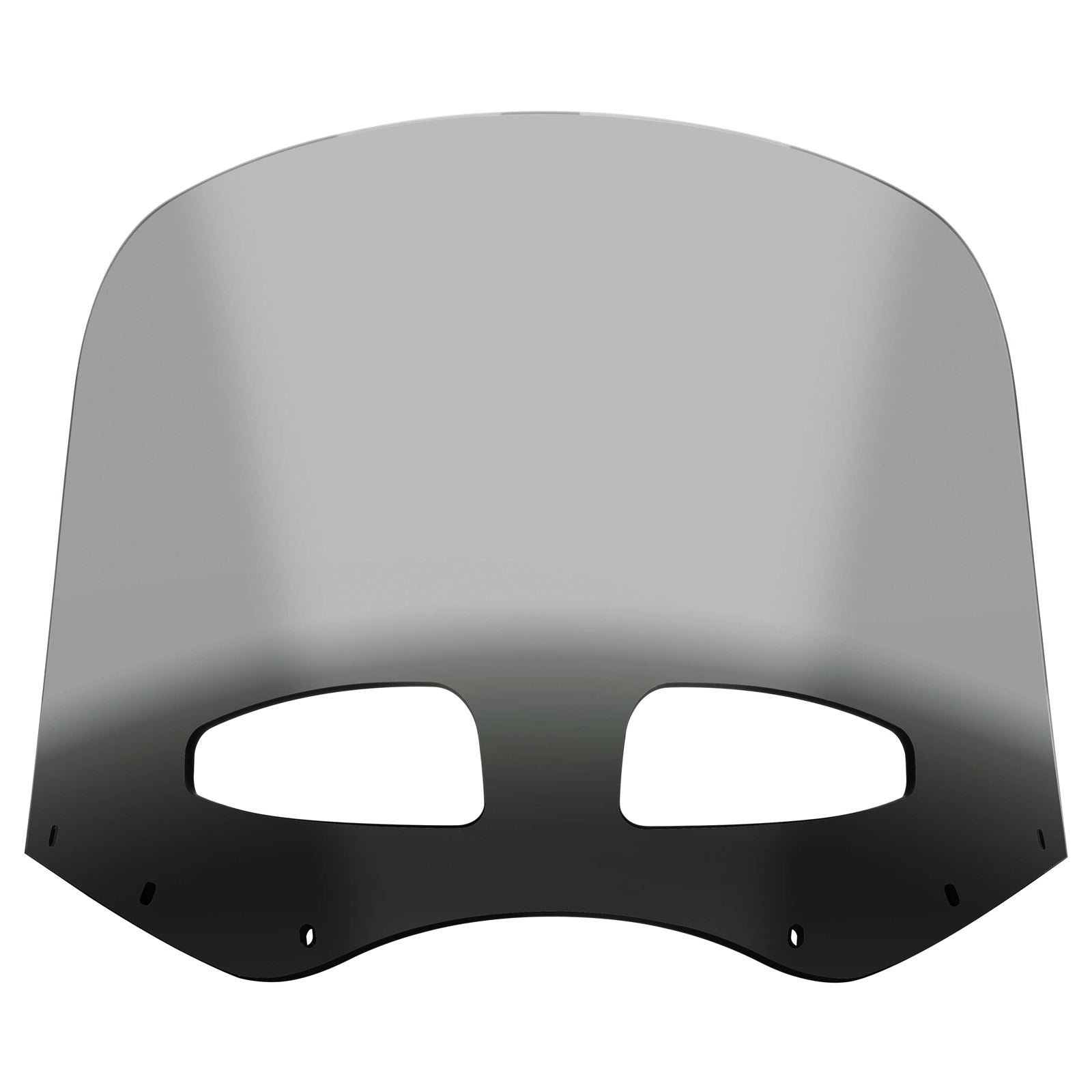 Memphis Shades Roadwarrior Cafe Shield - Vented - Black Smoke -13" MEP87512_74619