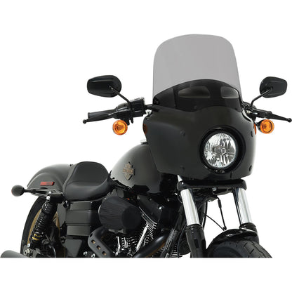 Memphis Shades Roadwarrior Cafe Shield - Vented - Black Smoke -13" MEP87512_427064