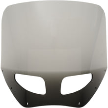 Memphis Shades Roadwarrior Cafe Shield - Vented - Black Smoke -13" MEP87512_427065