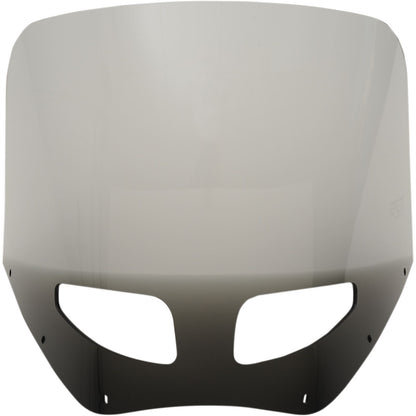 Memphis Shades Roadwarrior Cafe Shield - Vented - Black Smoke -13" MEP87512_427065