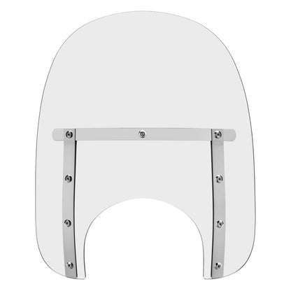 Memphis Shades Memphis Slim Windshield - 15" - 9" Headlight Cutout - Clear MEM4120_74637