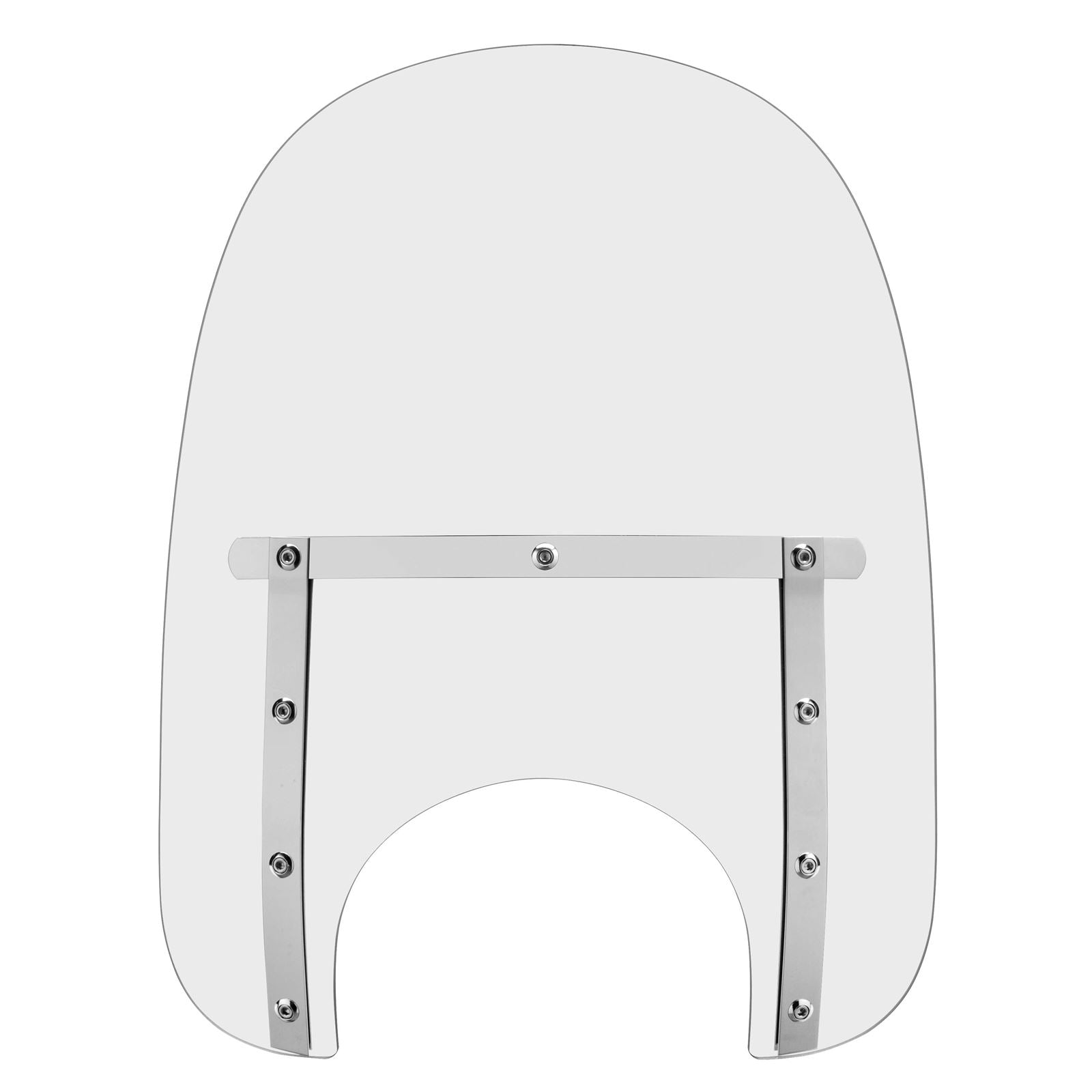 Memphis Shades Memphis Slim Windshield - 17" - 9" Headlight Cutout - Clear MEM4220_74656