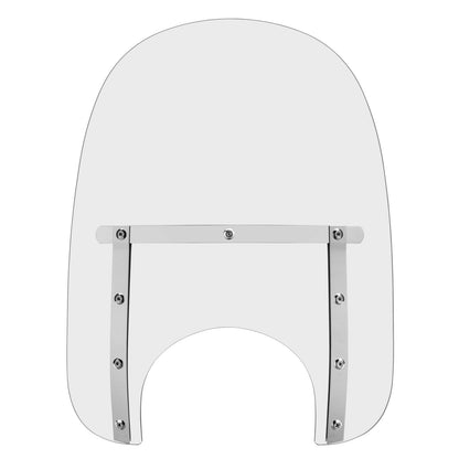 Memphis Shades Memphis Slim Windshield - 17" - 9" Headlight Cutout - Clear MEM4220_74656