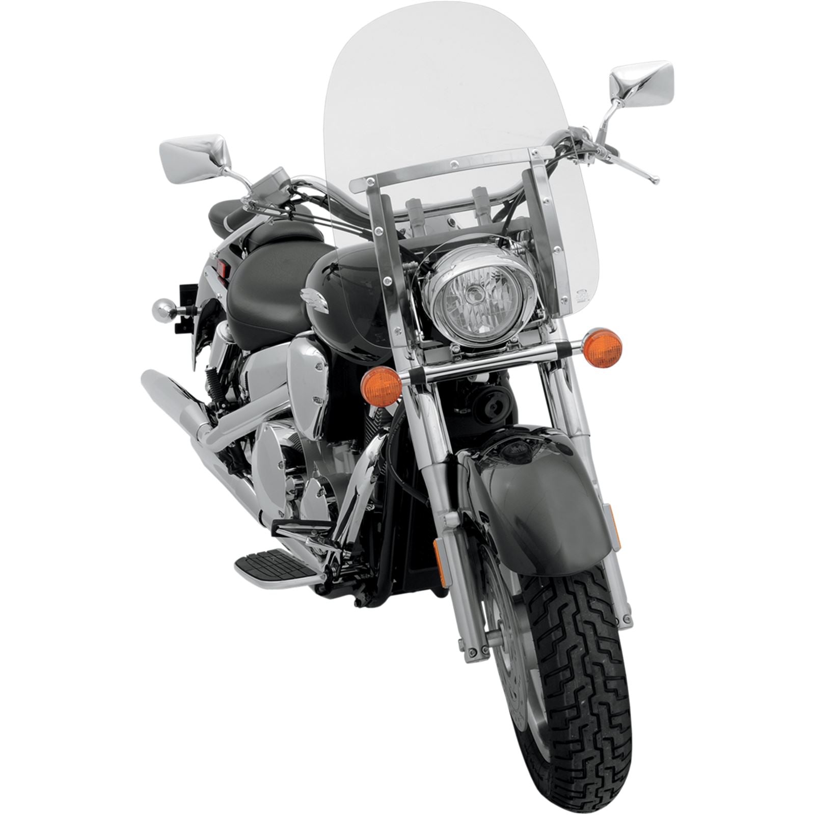 Memphis Shades Memphis Slim Windshield - 17" - 9" Headlight Cutout - Solar MEM4229_427887