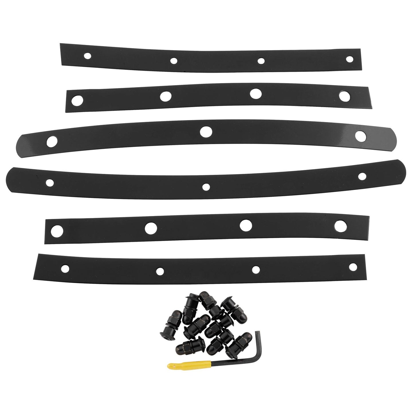 Memphis Shades Slim Windshield Hardware Straps - Black MEM0916_74666