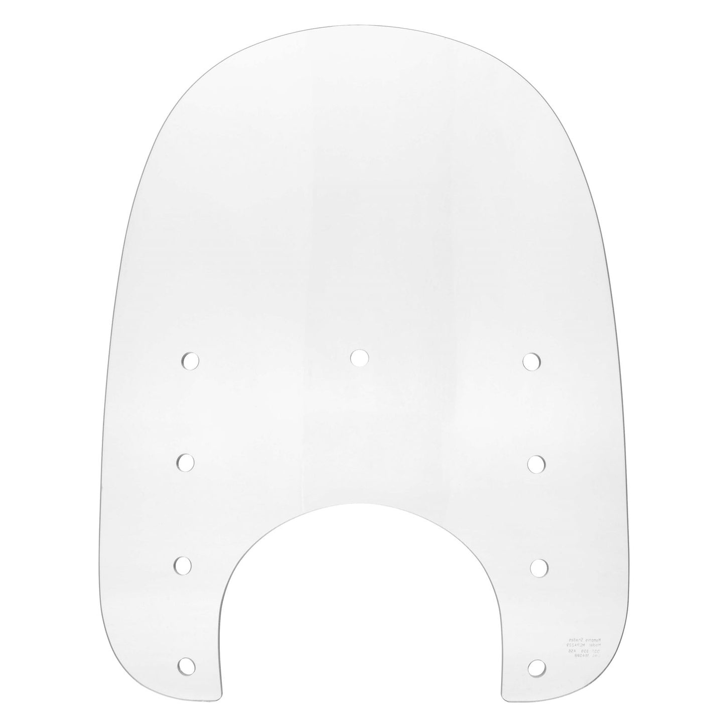 Memphis Shades Slim Replacement Plastic - 17" - 9" Headlight Cutout - Clear MEP4220_74691