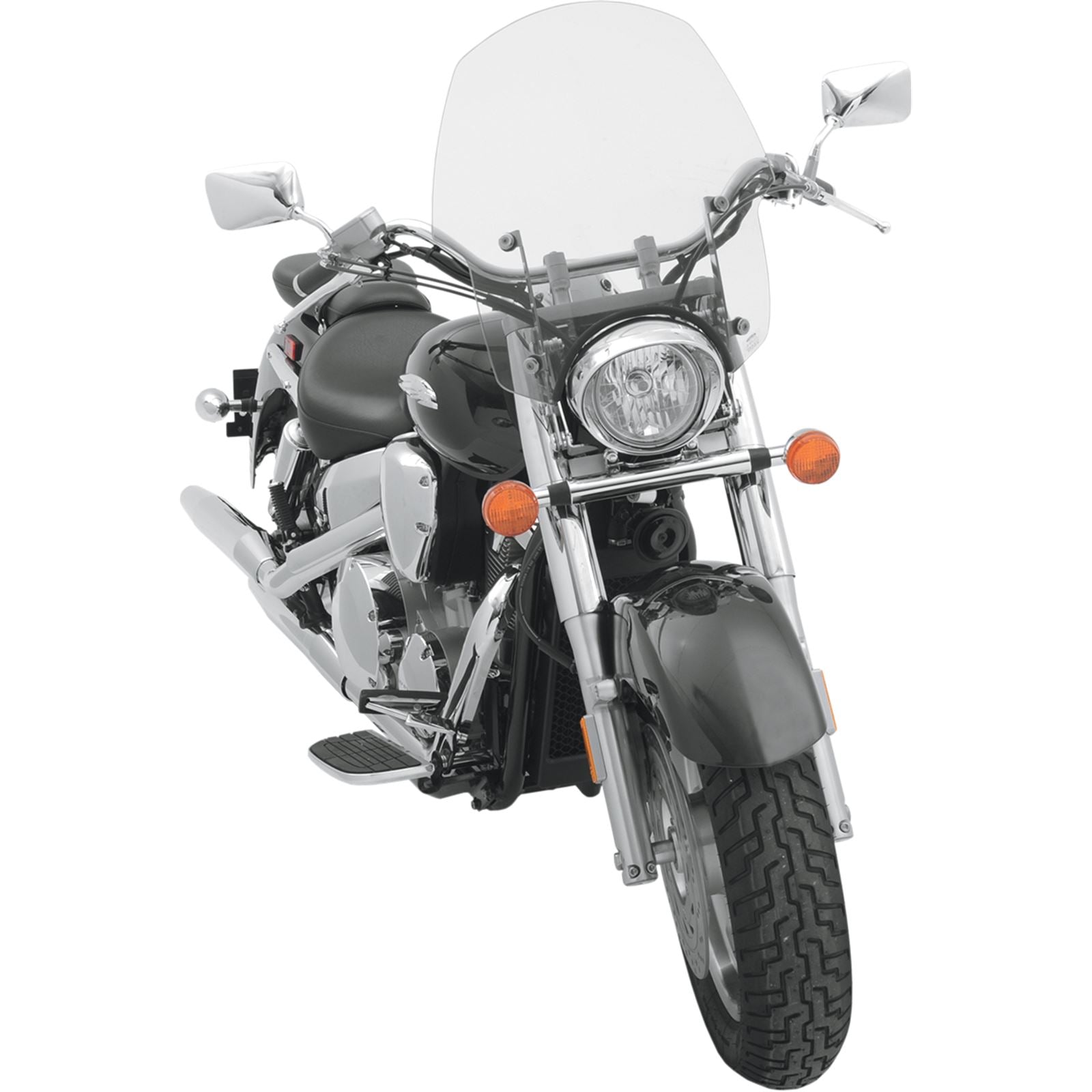 Memphis Shades Alley Cat Windshield - 9" Headlight Cutout - Solar MEP5629_428066