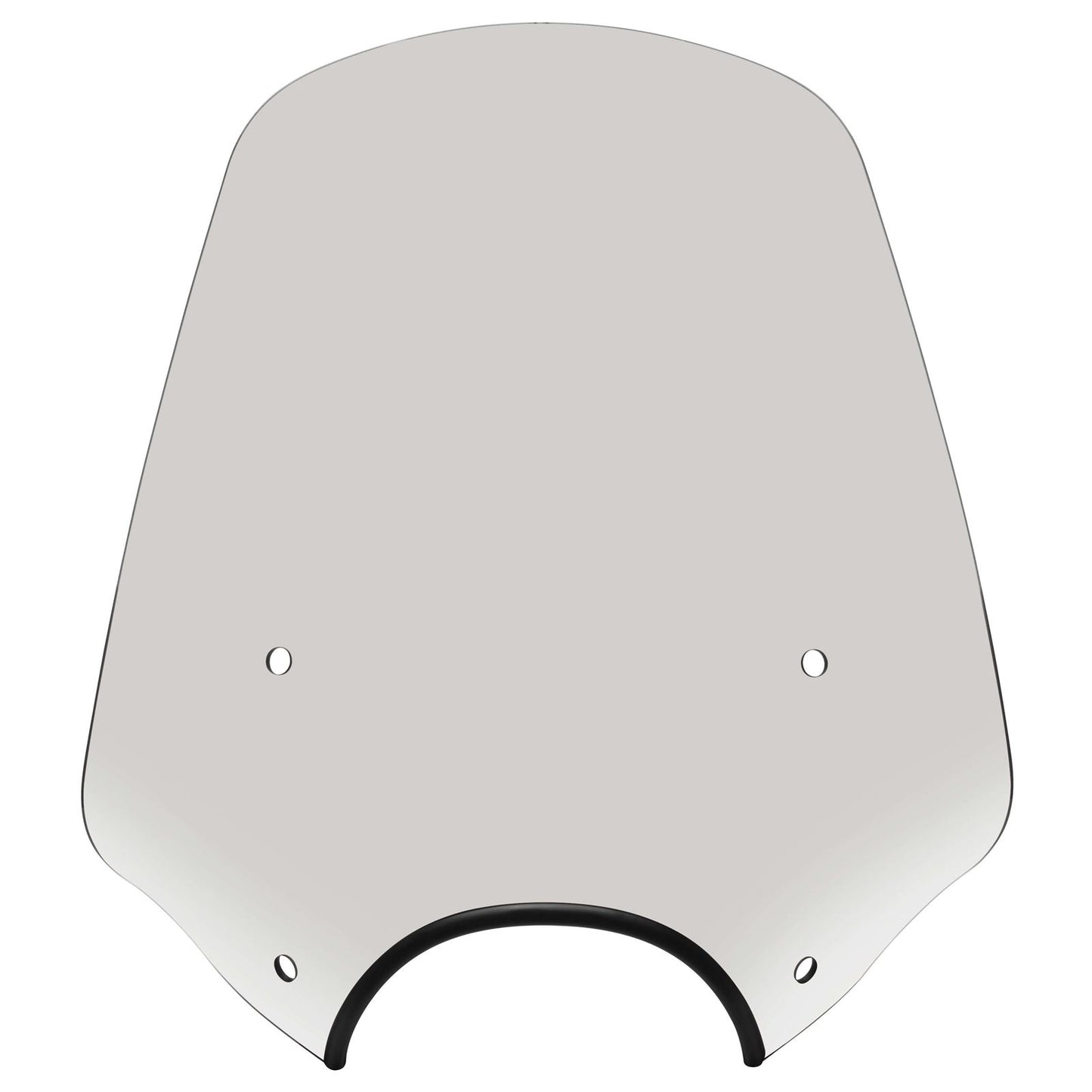 Memphis Shades Big Shot Windshield - 9" Headlight Cut out - Solar MEP5729_74805