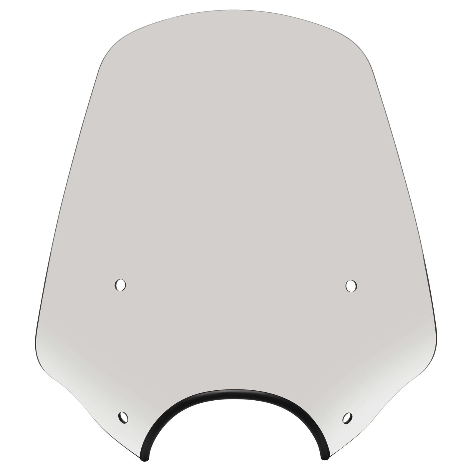 Memphis Shades Big Shot Windshield - 9" Headlight Cut out - Solar MEP5729_74805