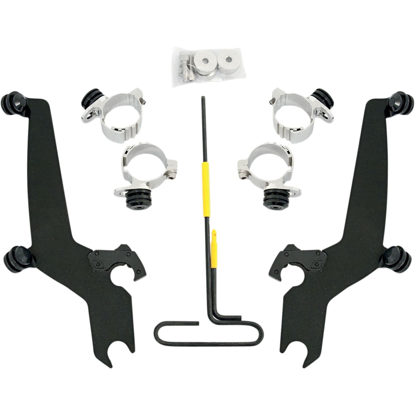 Memphis Shades Trigger Lock Sportshield Mounting Kit - Wide - Black MEB8916_427617