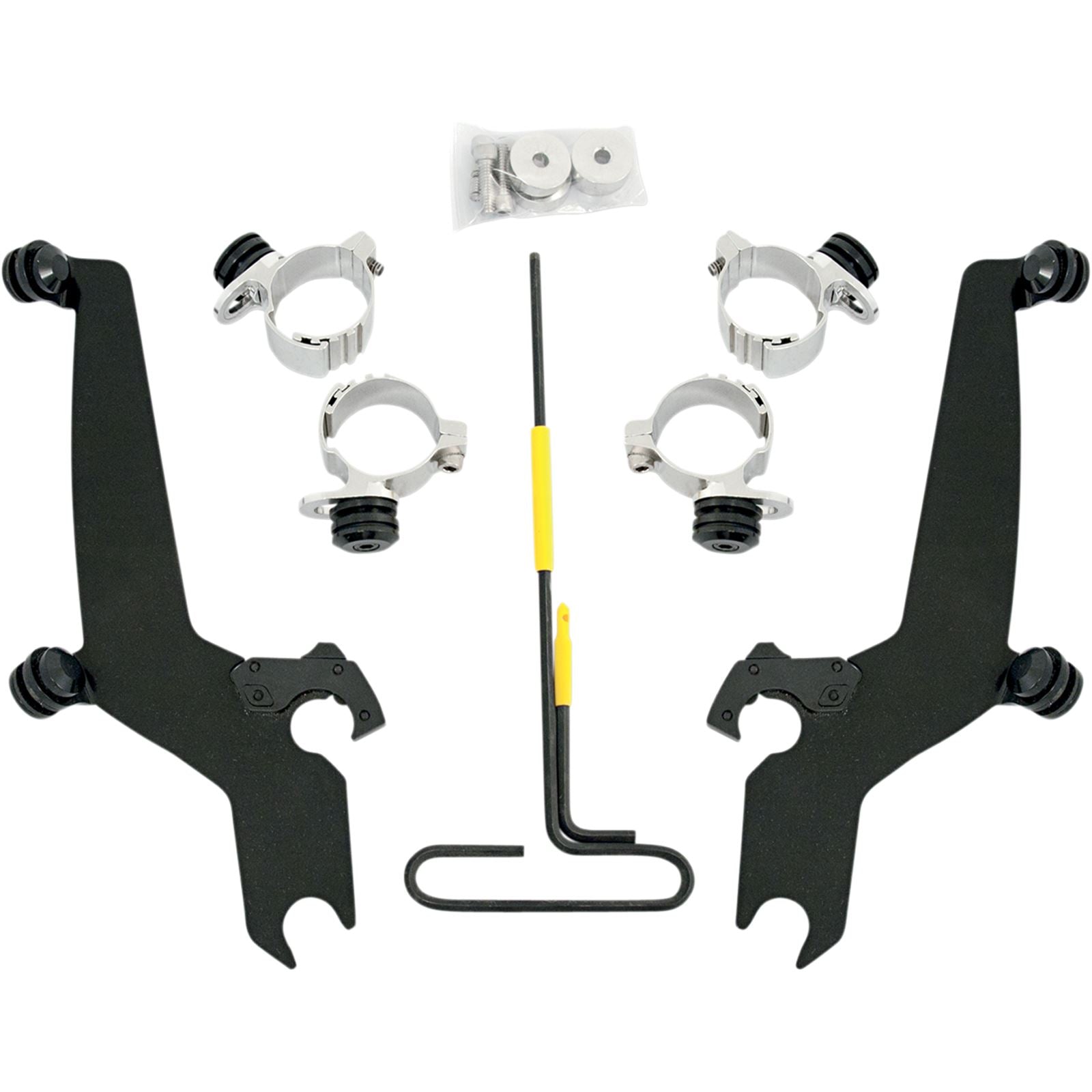 Memphis Shades Trigger Lock Sportshield Mounting Kit - Wide - Black MEB8916_427617