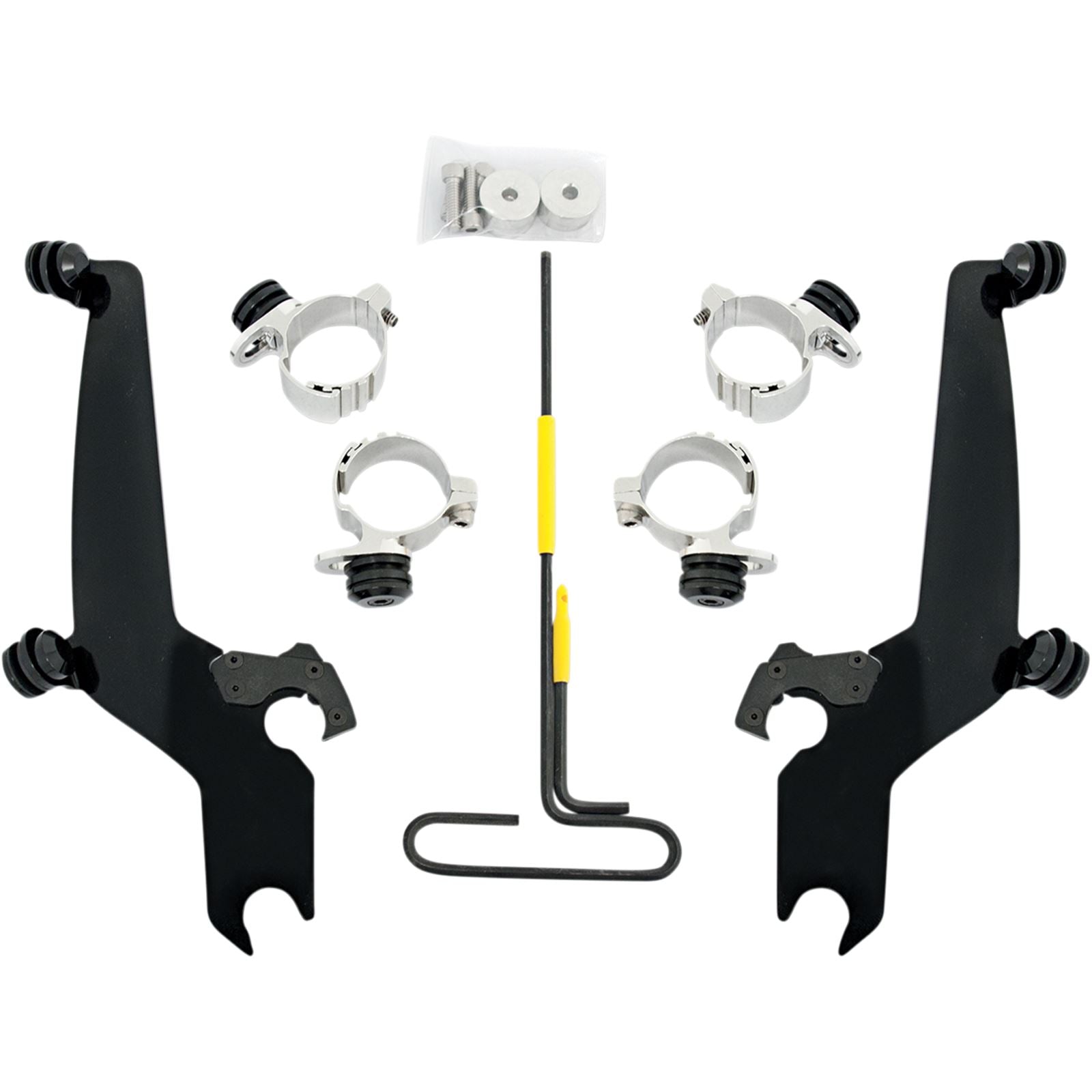 Memphis Shades Trigger Lock Sportshield Mounting Kit - Narrow - Black MEB8917_427616
