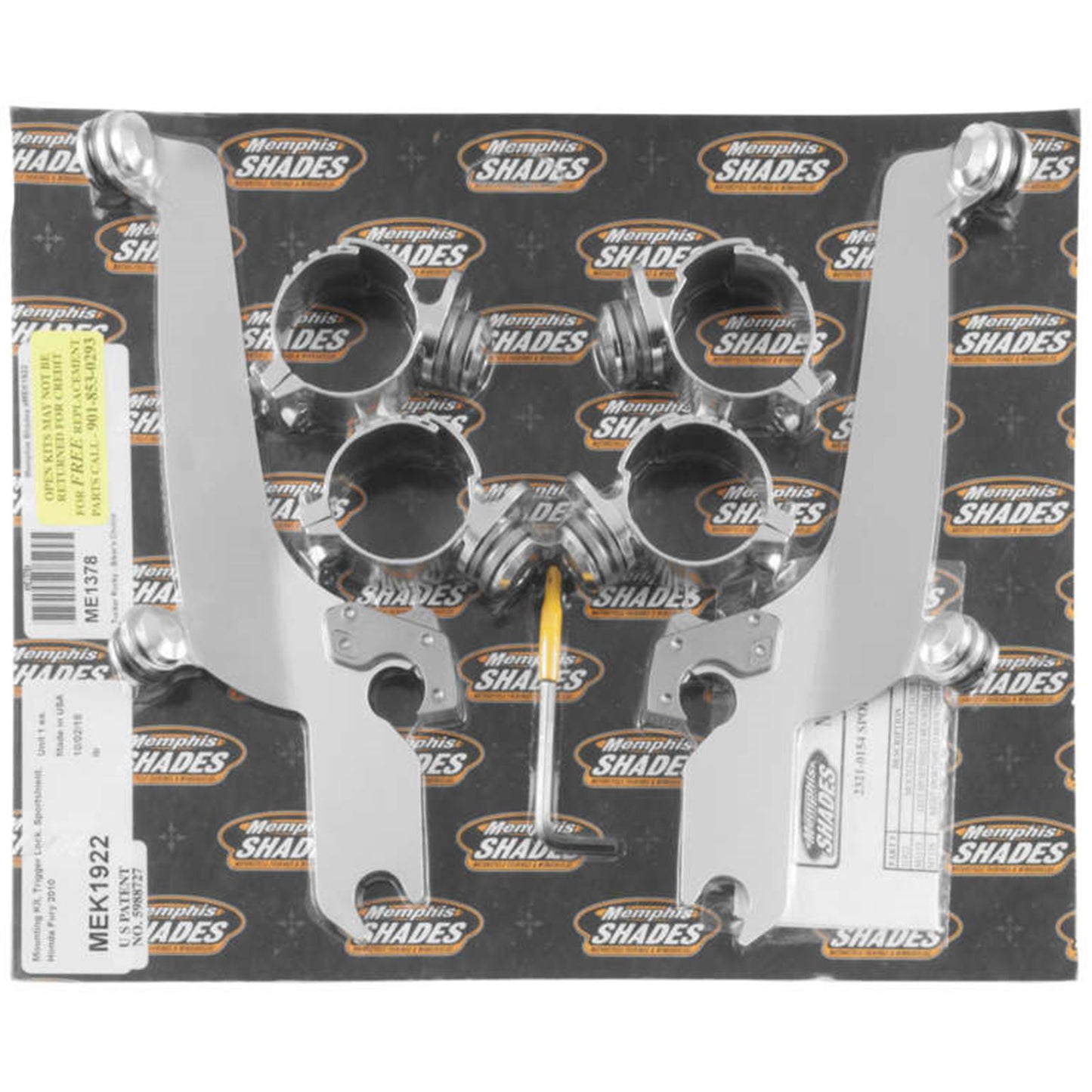 Memphis Shades Trigger Lock Sportshield Mounting Kit - Fury MEK1922_74827
