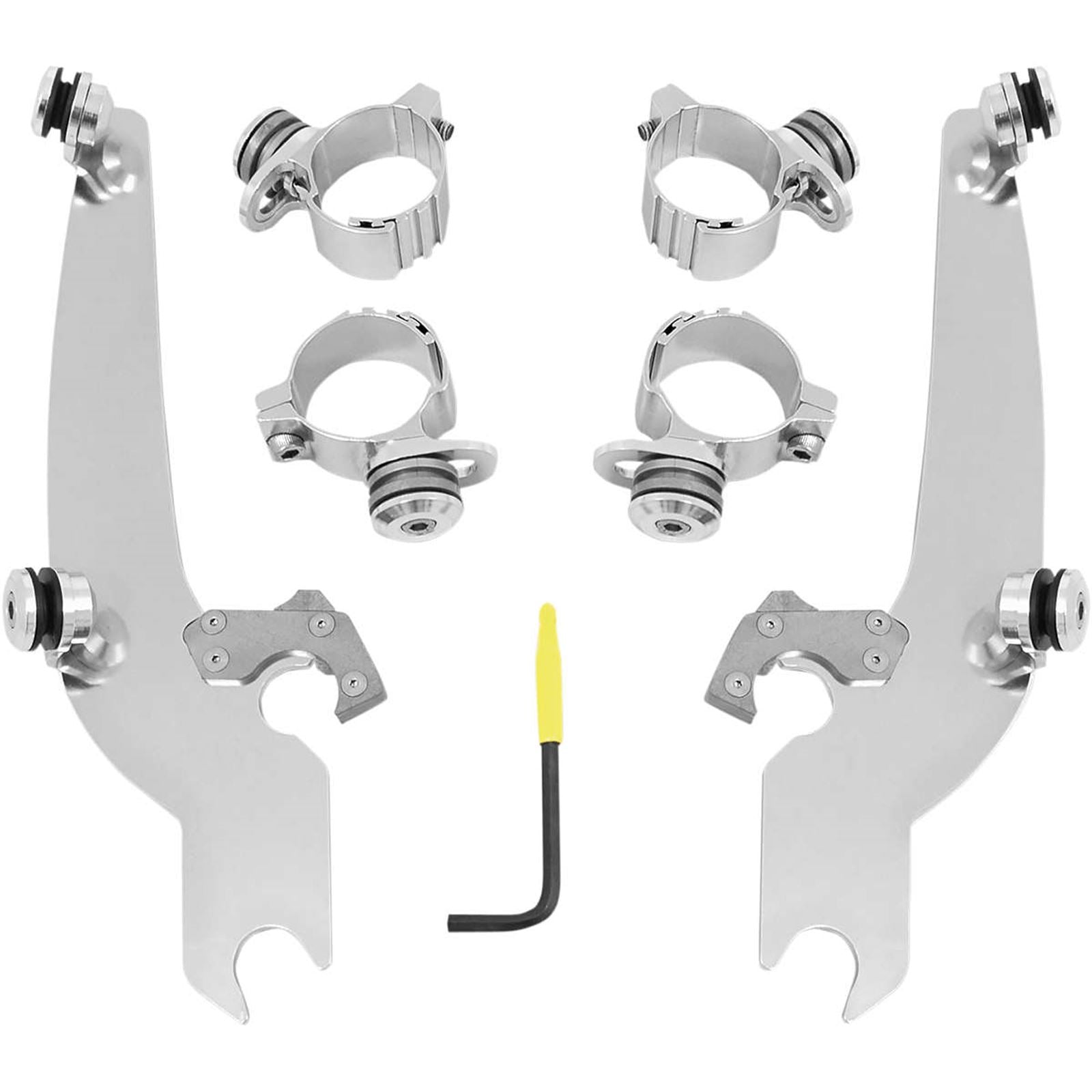 Memphis Shades Trigger Lock Sportshield Mounting Kit - Bolt - Polished MEK1992_74830