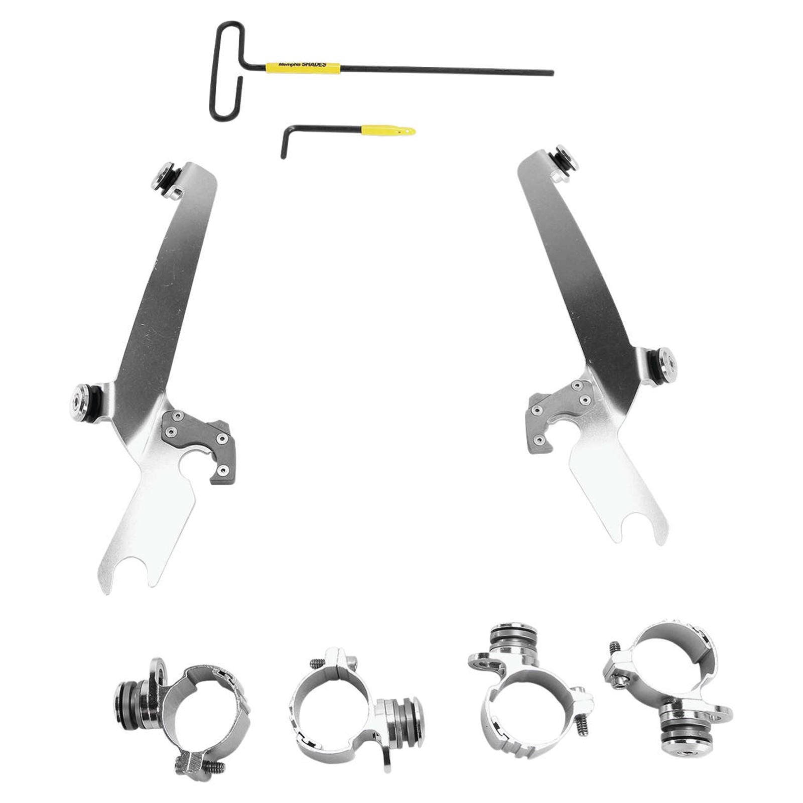 Memphis Shades Sportshield Trigger-Lock Mounting Kit - Polished - XL883 MEK2000_74831