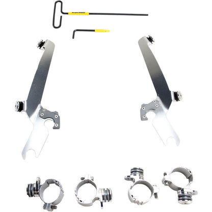 Memphis Shades Sportshield Trigger-Lock Mounting Kit - Polished - XL883 MEK2000_425975