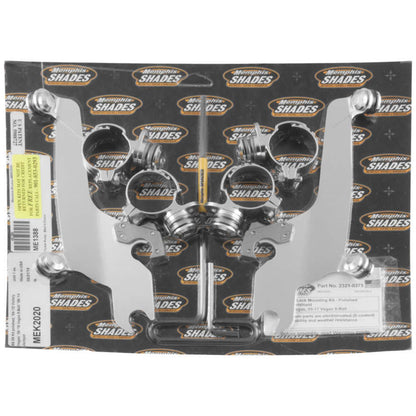 Memphis Shades Trigger Lock Sportshield Mounting Kit - Vegas - Polished MEK2020_74833