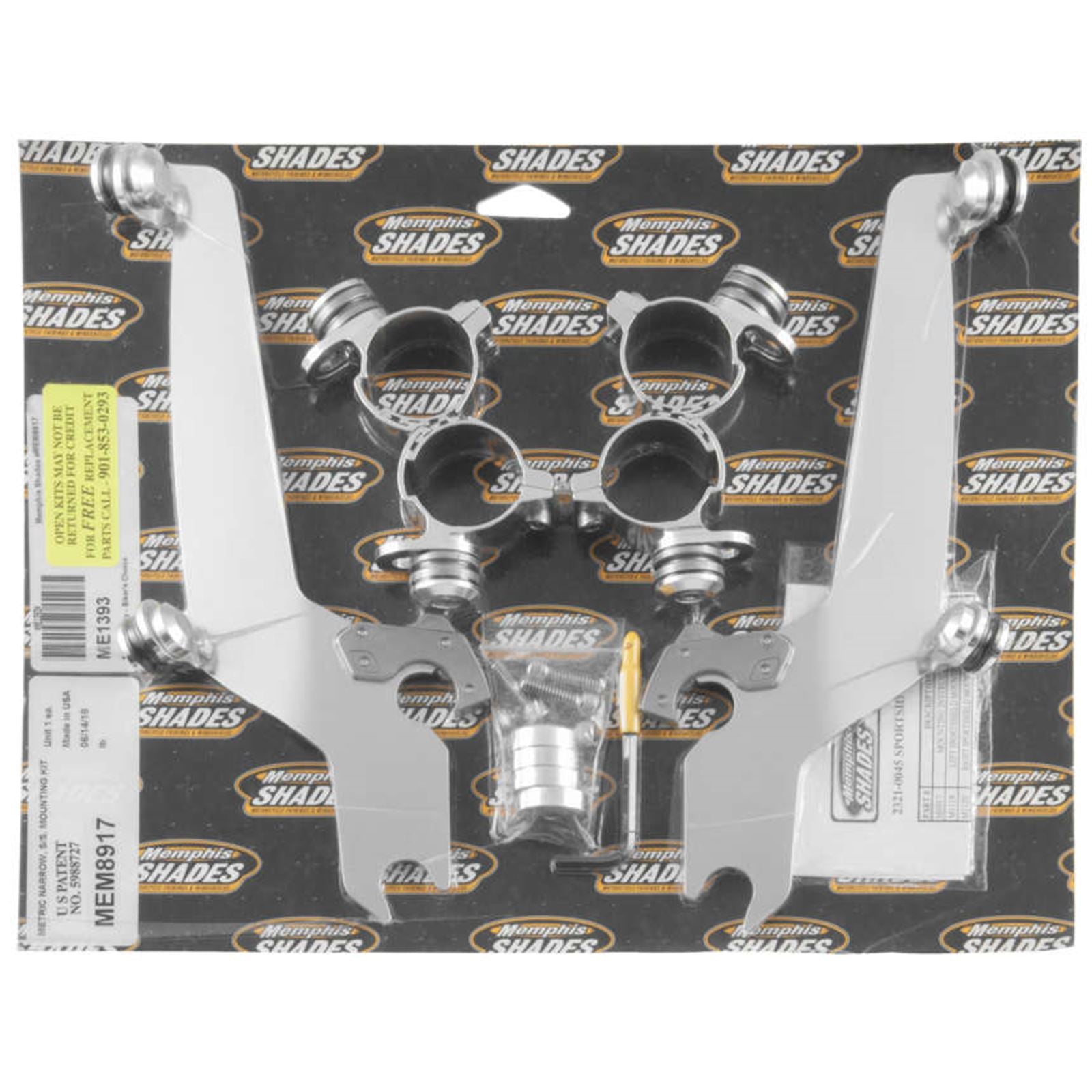 Memphis Shades Trigger Lock Sportshield Mounting Kit - Narrow MEM8917_74836