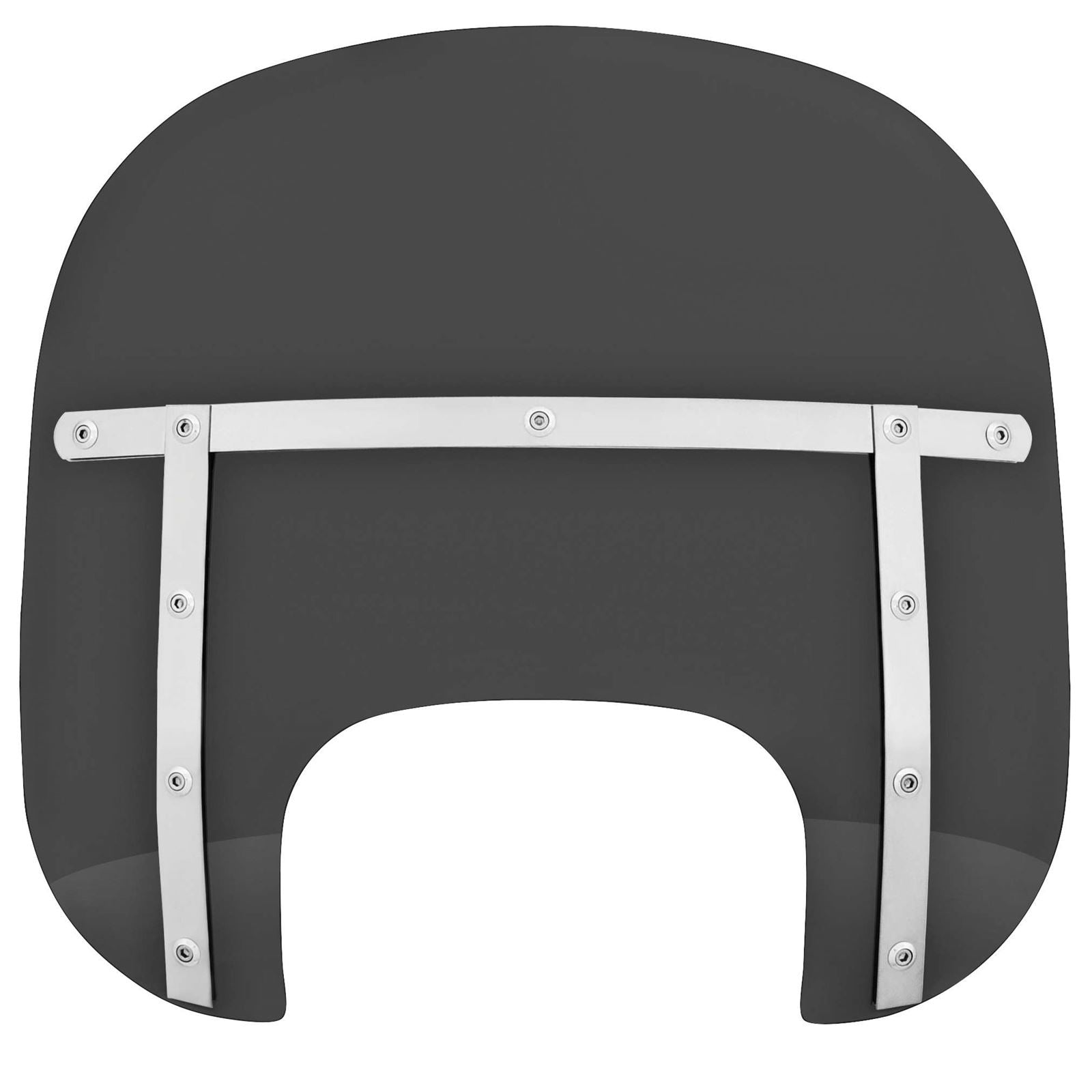 Memphis Shades Fats Windshield - Dark Black Smoke - 13" - FLFB/S MEM6010_74926
