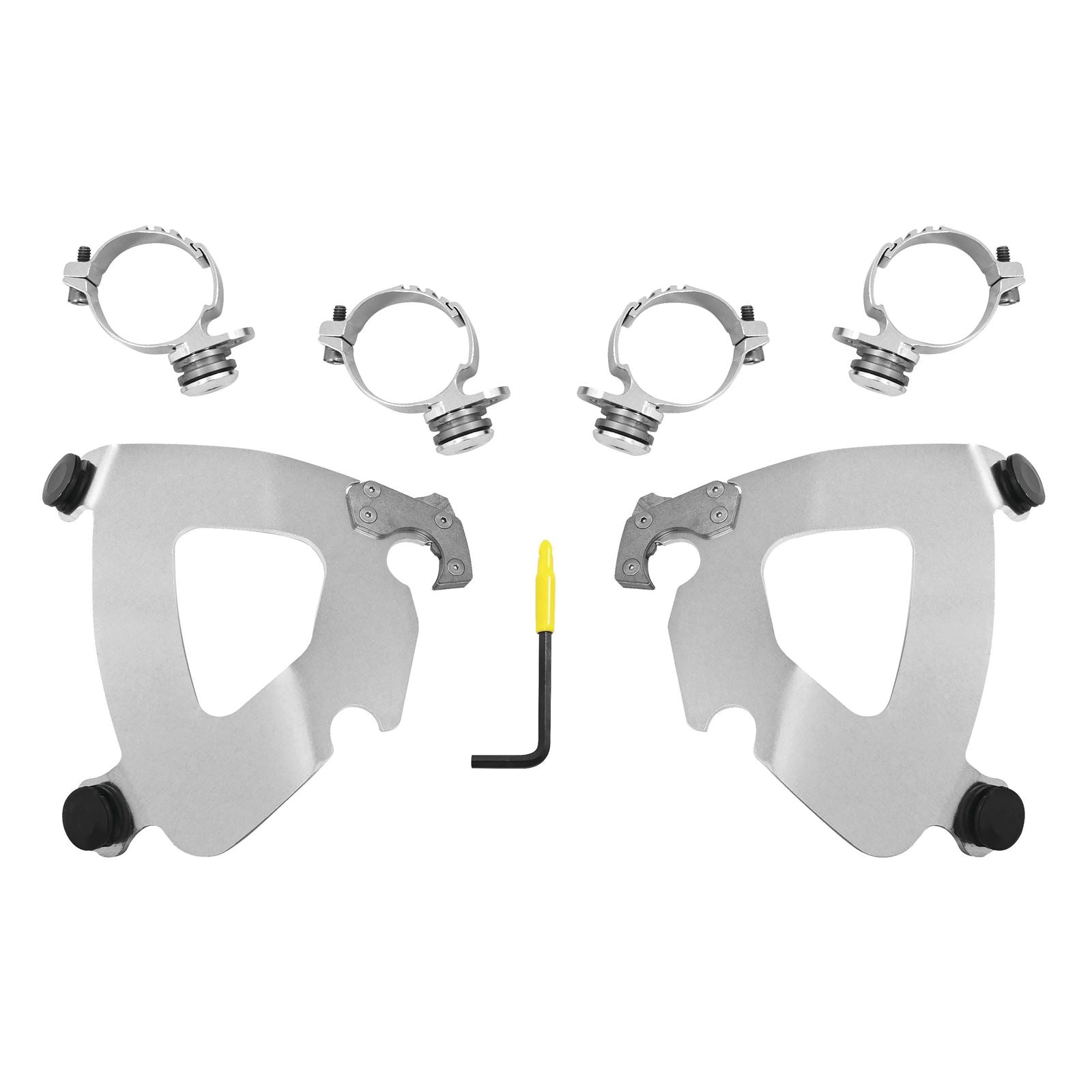 Memphis Shades Gauntlet Mounting Kit - Polished - FXLR MEK2033_74957