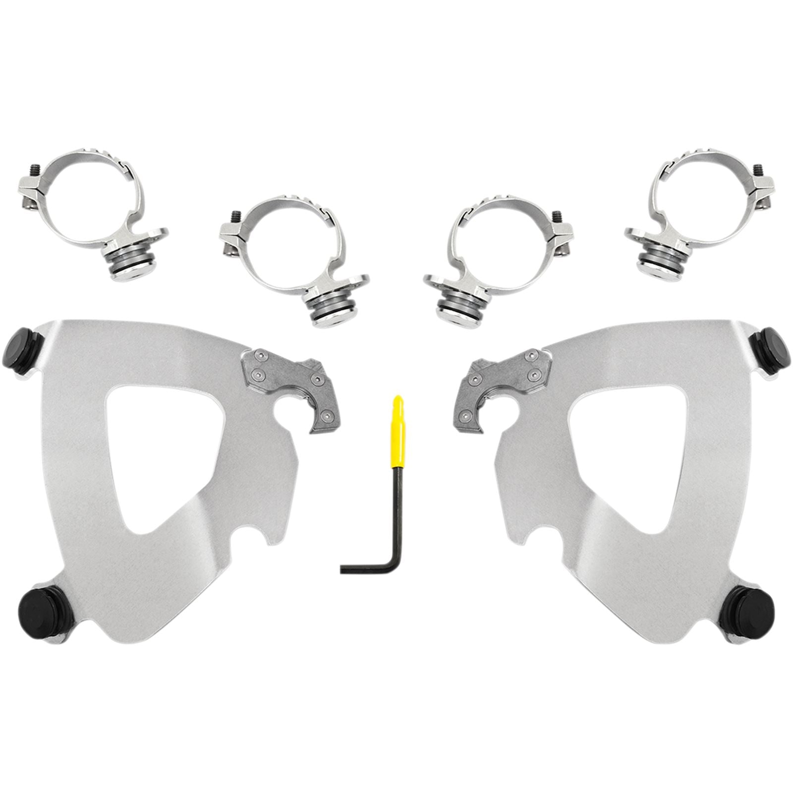 Memphis Shades Gauntlet Mounting Kit - Polished - FXLR MEK2033_426787