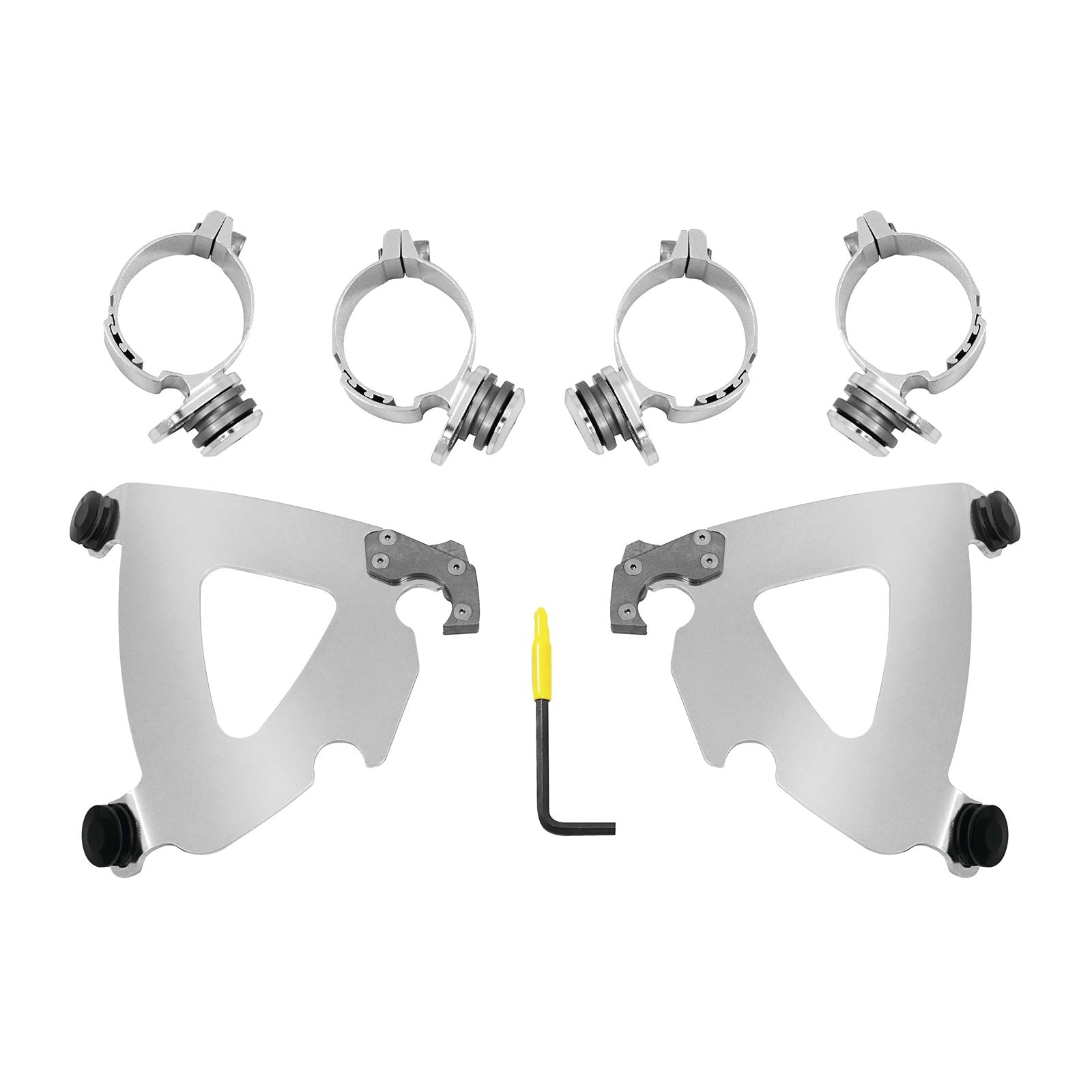 Memphis Shades Road Warrior Mounting Kit - Polished - FXLR MEK2035_74961