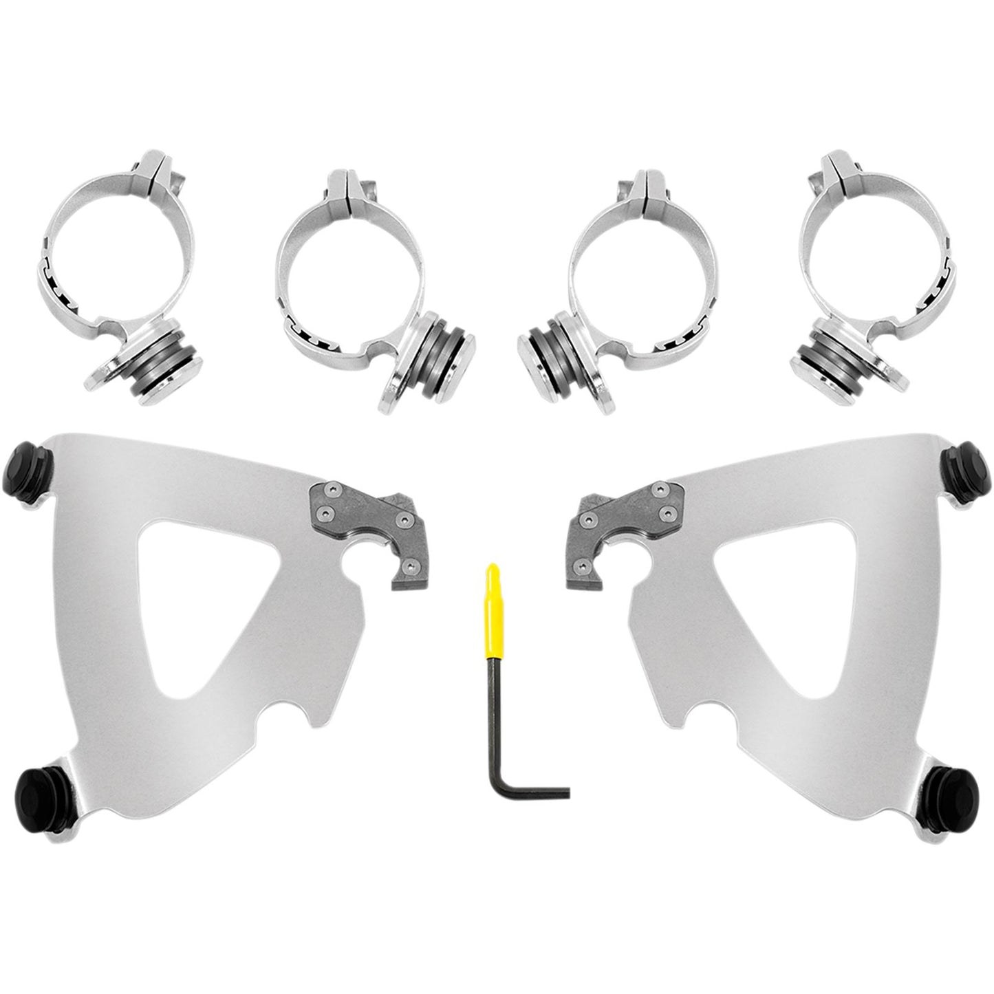 Memphis Shades Road Warrior Mounting Kit - Polished - FXLR MEK2035_426016
