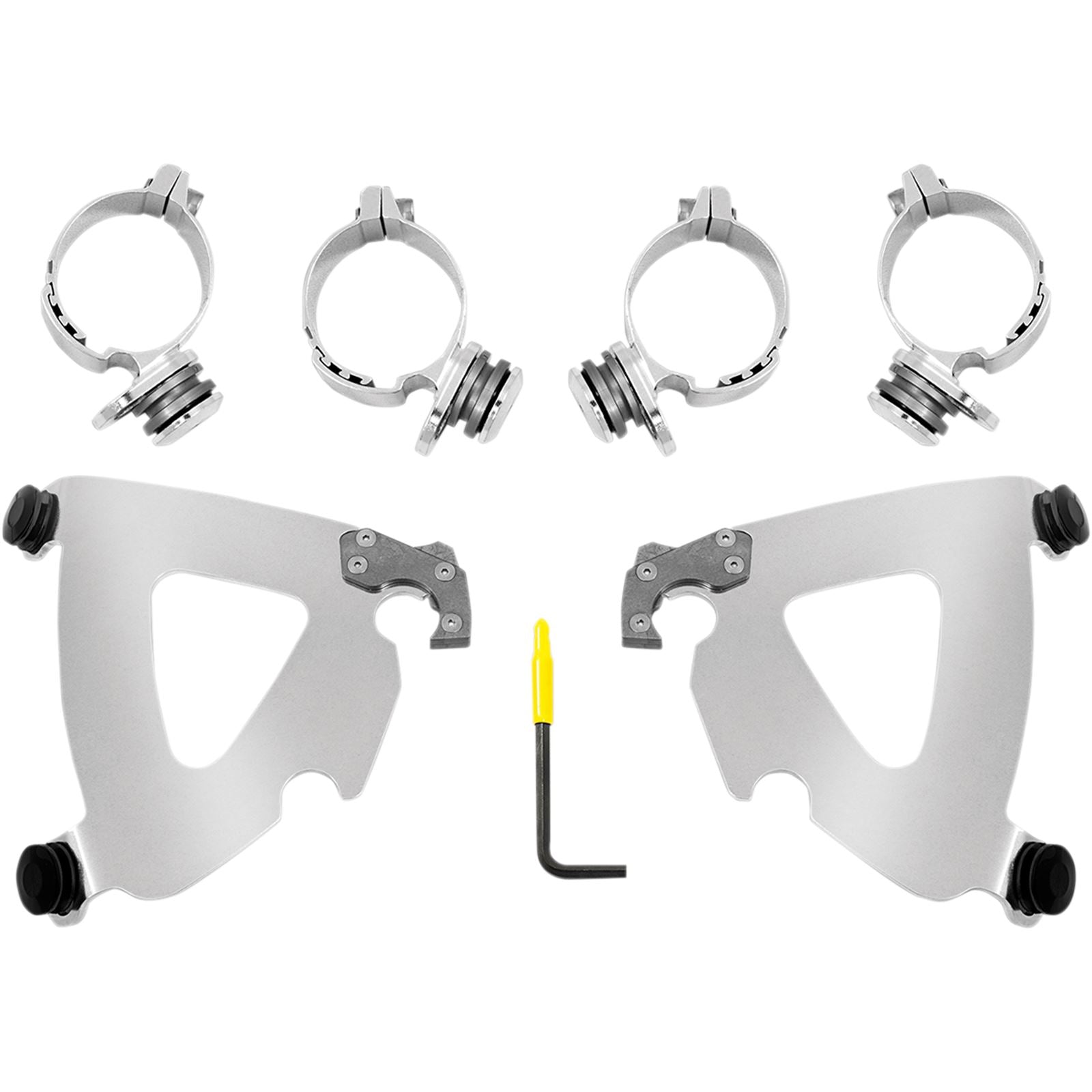 Memphis Shades Road Warrior Mounting Kit - Polished - FXLR MEK2035_426016