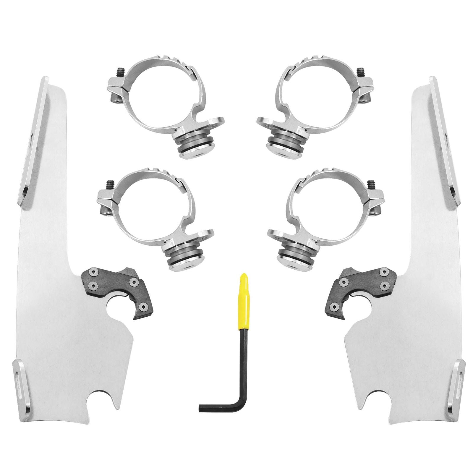 Memphis Shades Batwing - Mounting Kit - Polished - FXLR MEK2036_74963