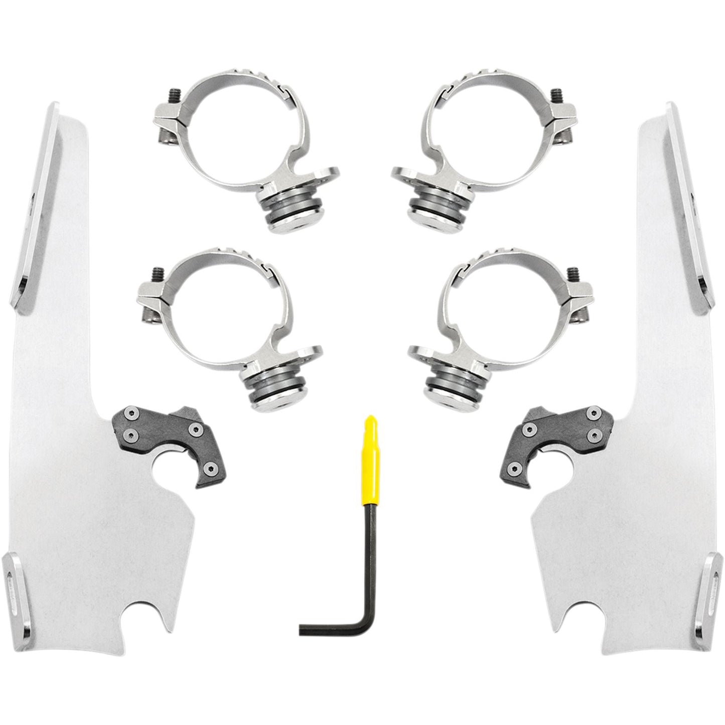 Memphis Shades Batwing - Mounting Kit - Polished - FXLR MEK2036_426017