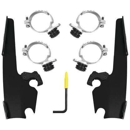Memphis Shades Batwing - Mounting Kit - Black - FXLR MEB2036_74964