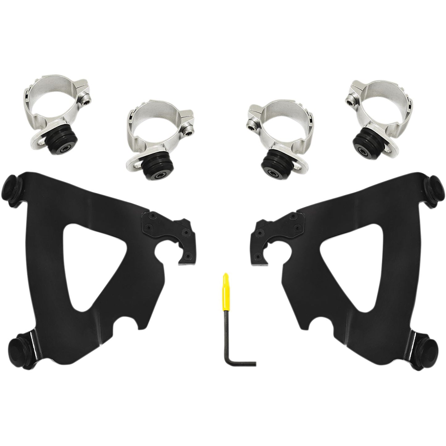Memphis Shades Road Warrior Mounting Kit - Black - FXD MEB2038_426020