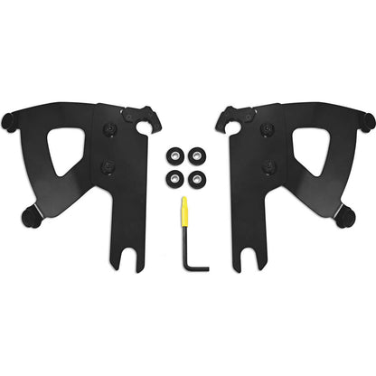 Memphis Shades Road Warrior Mounting Kit - Black - FLHR MEB2039_74989