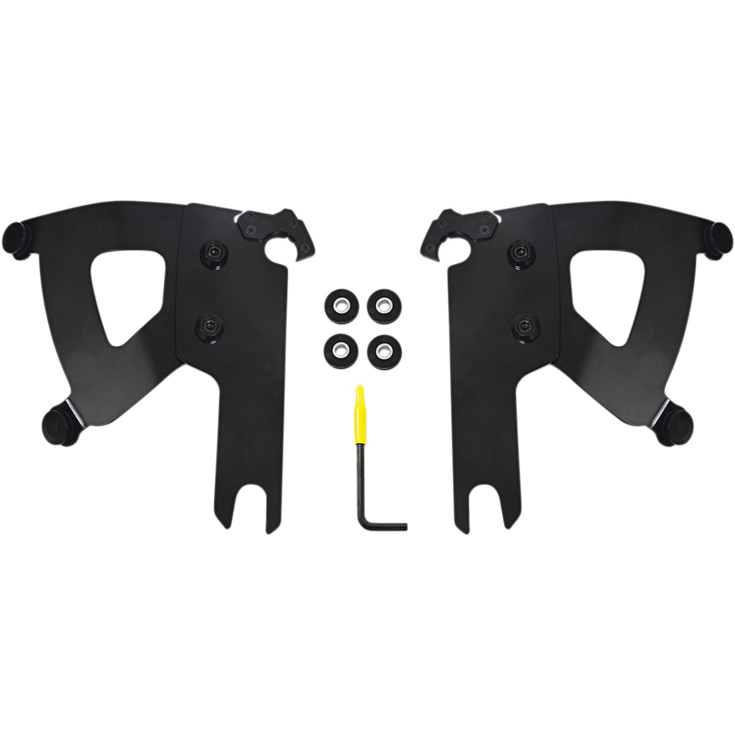Memphis Shades Road Warrior Mounting Kit - Black - FLHR MEB2039_426045