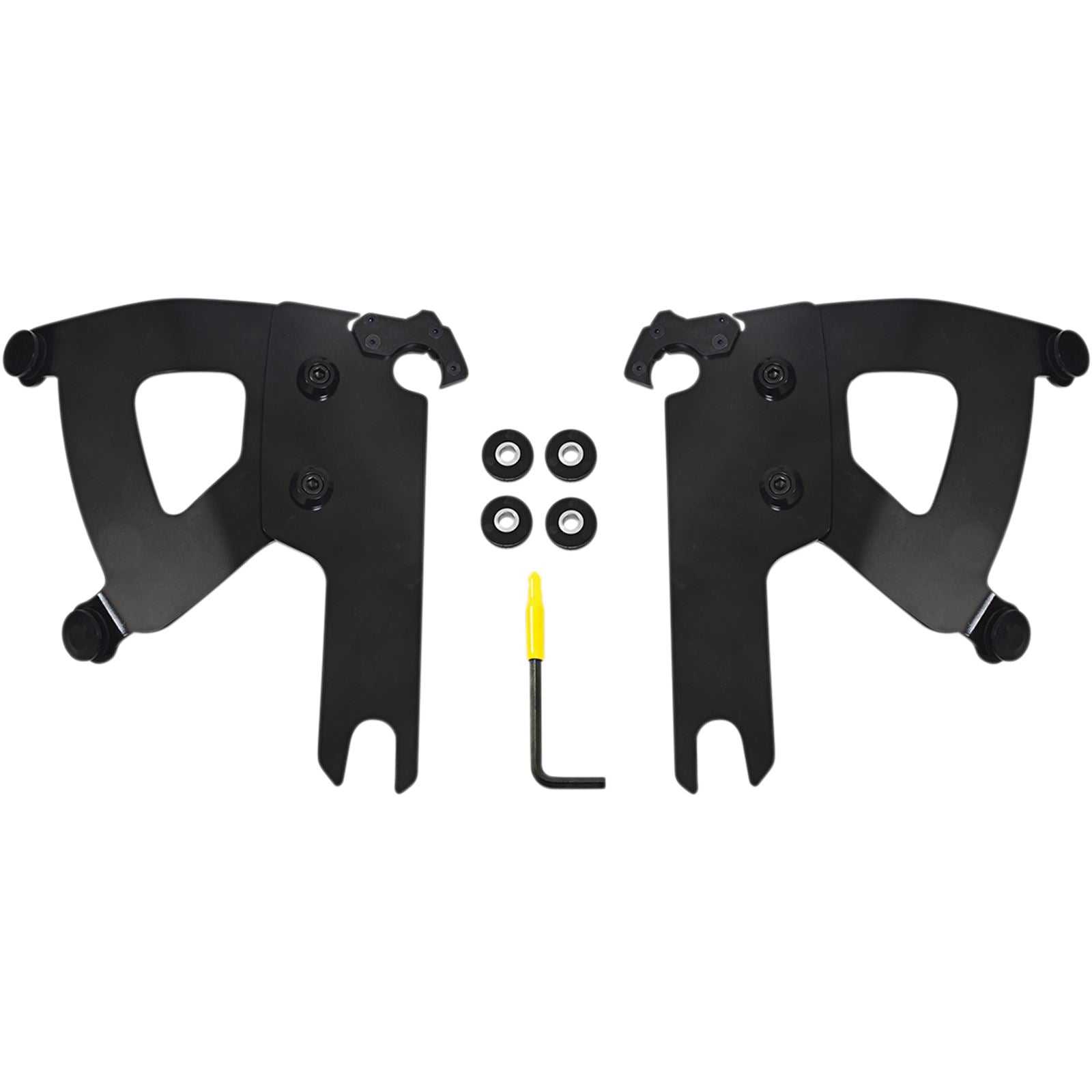 Memphis Shades Road Warrior Mounting Kit - Black - FLHR MEB2039_426045