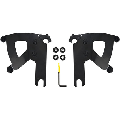 Memphis Shades Road Warrior Mounting Kit - Black - FLHR MEB2039_426045