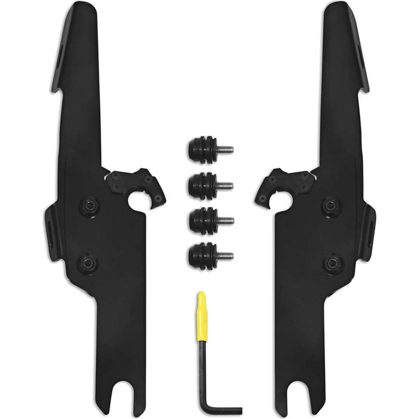 Memphis Shades Batwing Fats/Slim Mounting Kit - Black - FLHRS/XS MEB2041_74991
