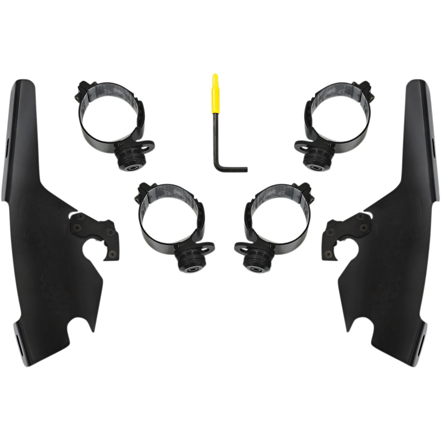 Memphis Shades Batwing - Mounting Kit - Black - FLSB MEB2044_426803