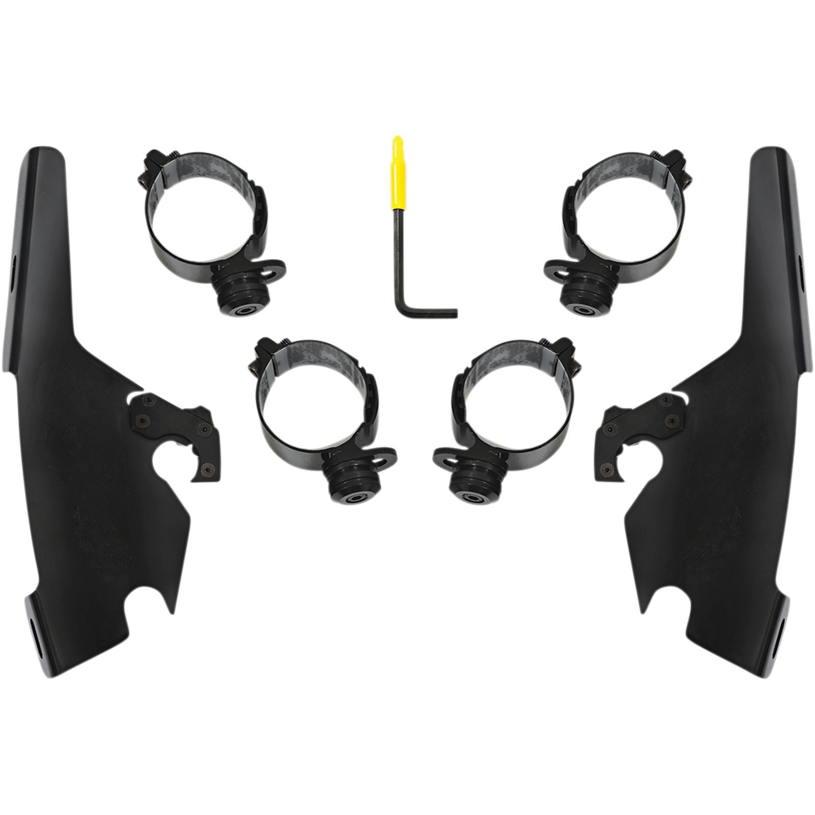 Memphis Shades Batwing - Mounting Kit - Black - FLSB MEB2044_426803