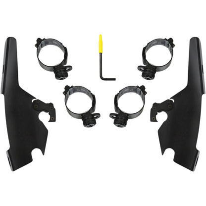 Memphis Shades Batwing - Mounting Kit - Black - FLSB MEB2044_426803
