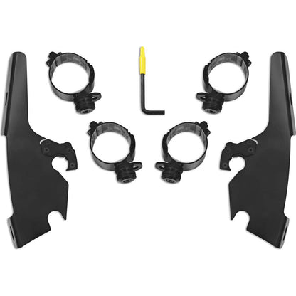 Memphis Shades Fats/Slim Mounting Kit - Black - FLFB MEB2046_74996