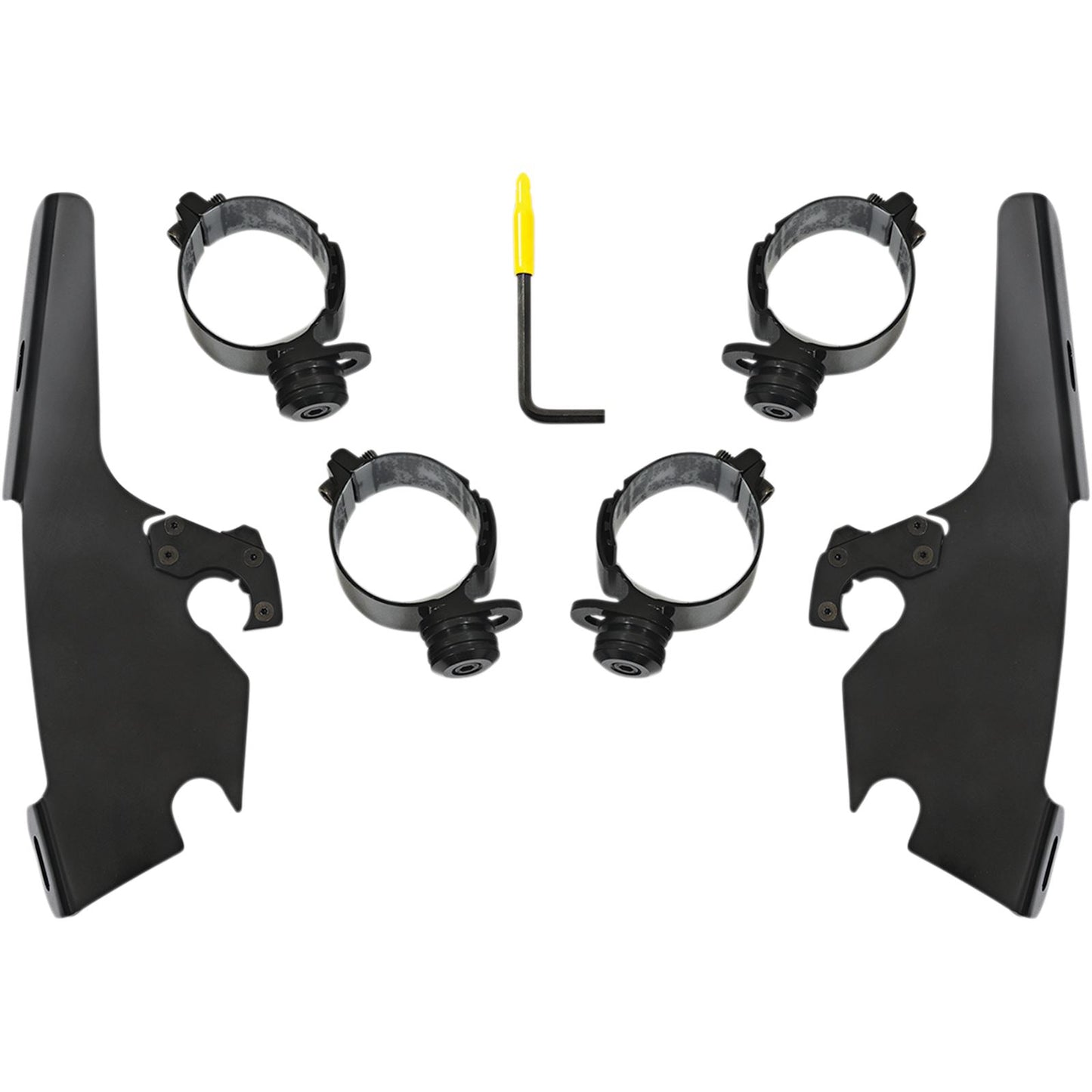 Memphis Shades Fats/Slim Mounting Kit - Black - FLFB MEB2046_426036